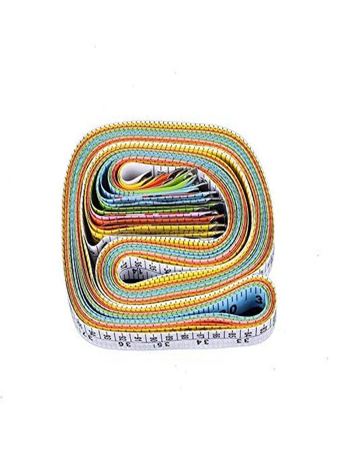 ZENITH Measuring Tape (Set Of 10) Body Measurement Inch Tape - 60 Inches Double Side Rulers, Fiberglass, Flexible, Portable,Sewing, Dress Making Tailor's - Image 2